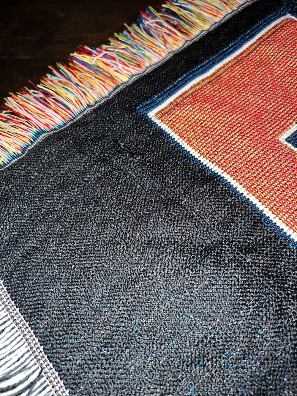 Chicago Bears woven tapestry throw
